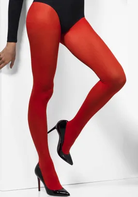 Red Opaque | TIGHTS