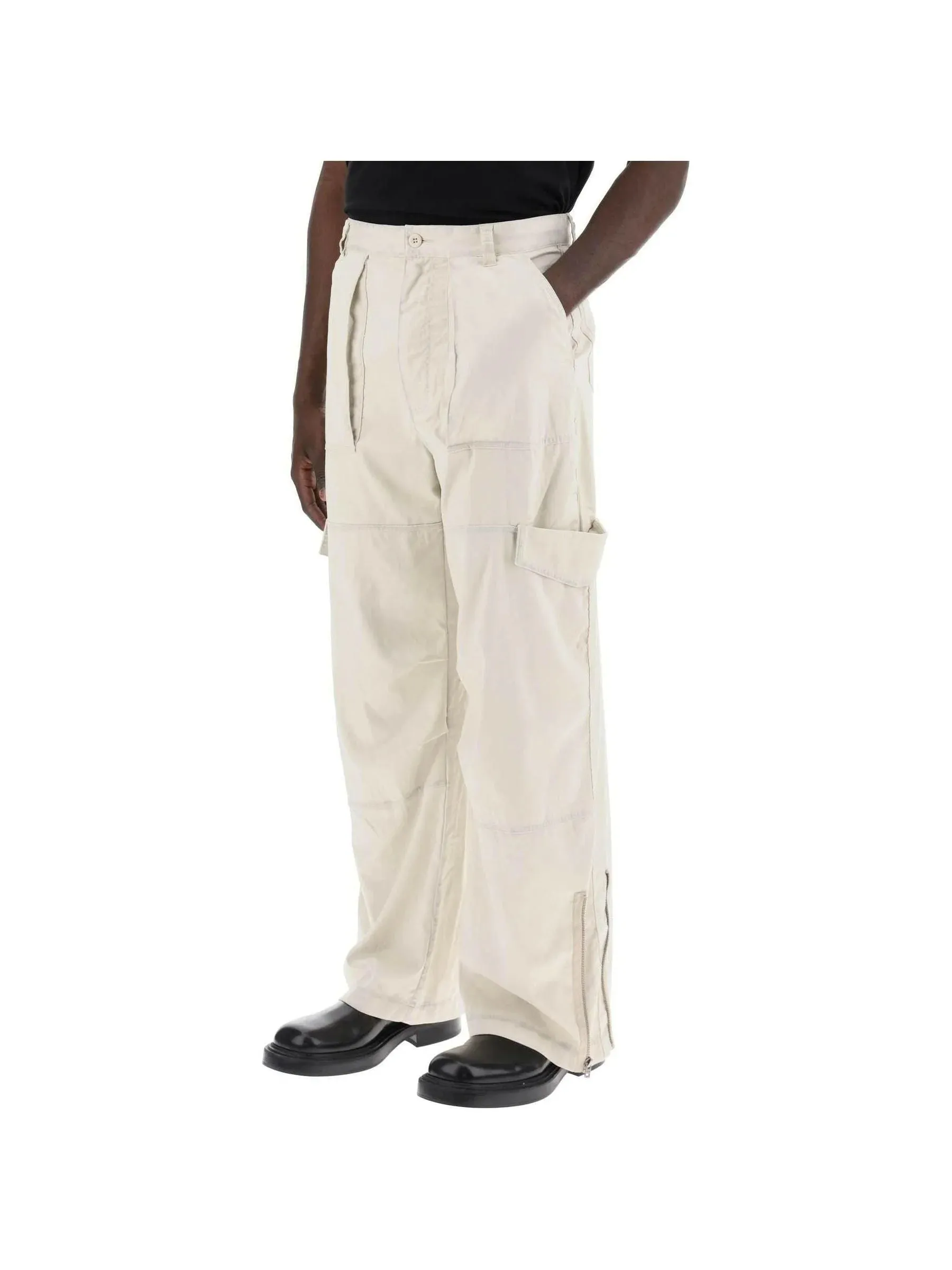 Relaxed Cargo Pocket Pants