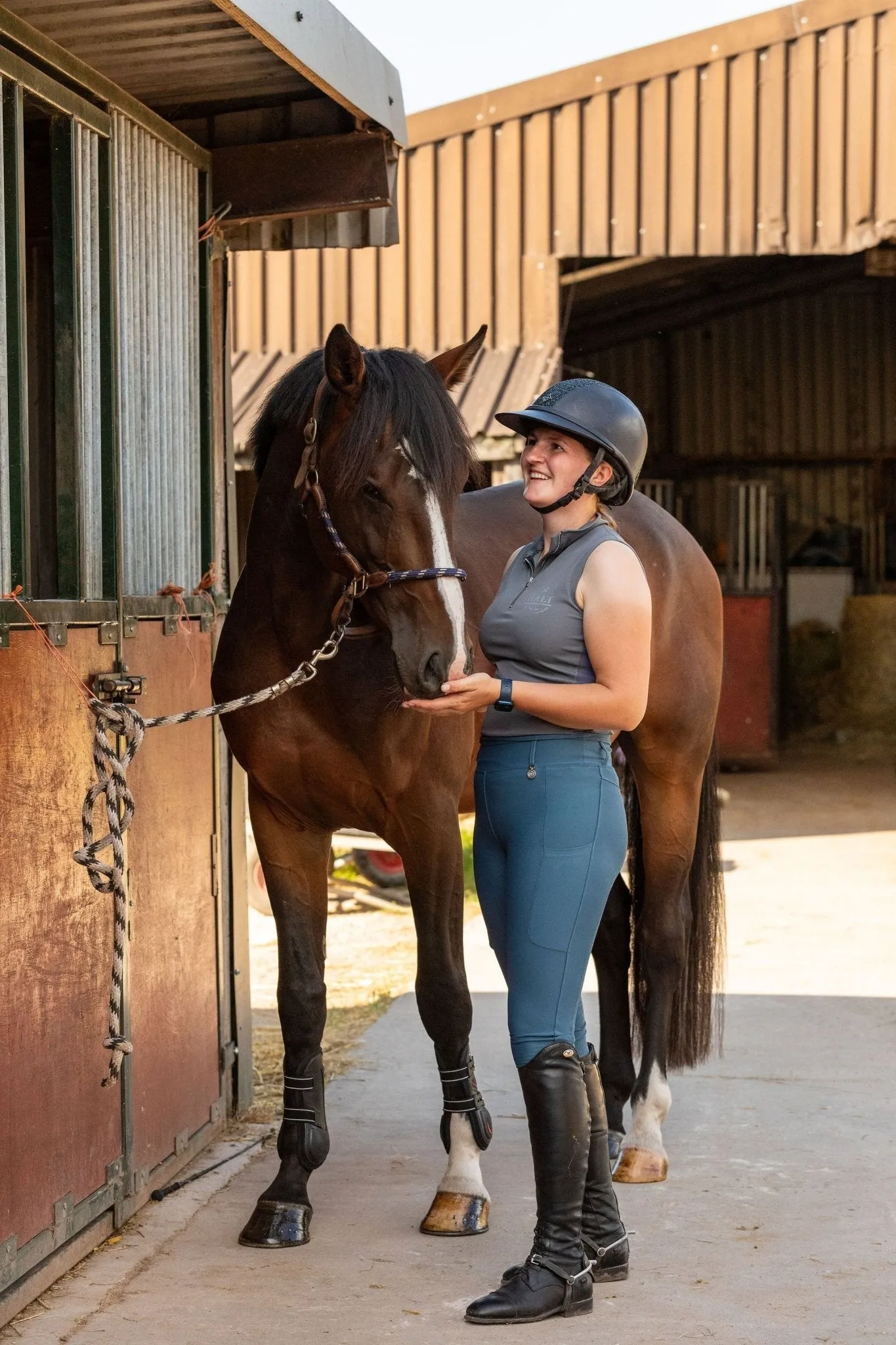 Riding tights Ocean Blue