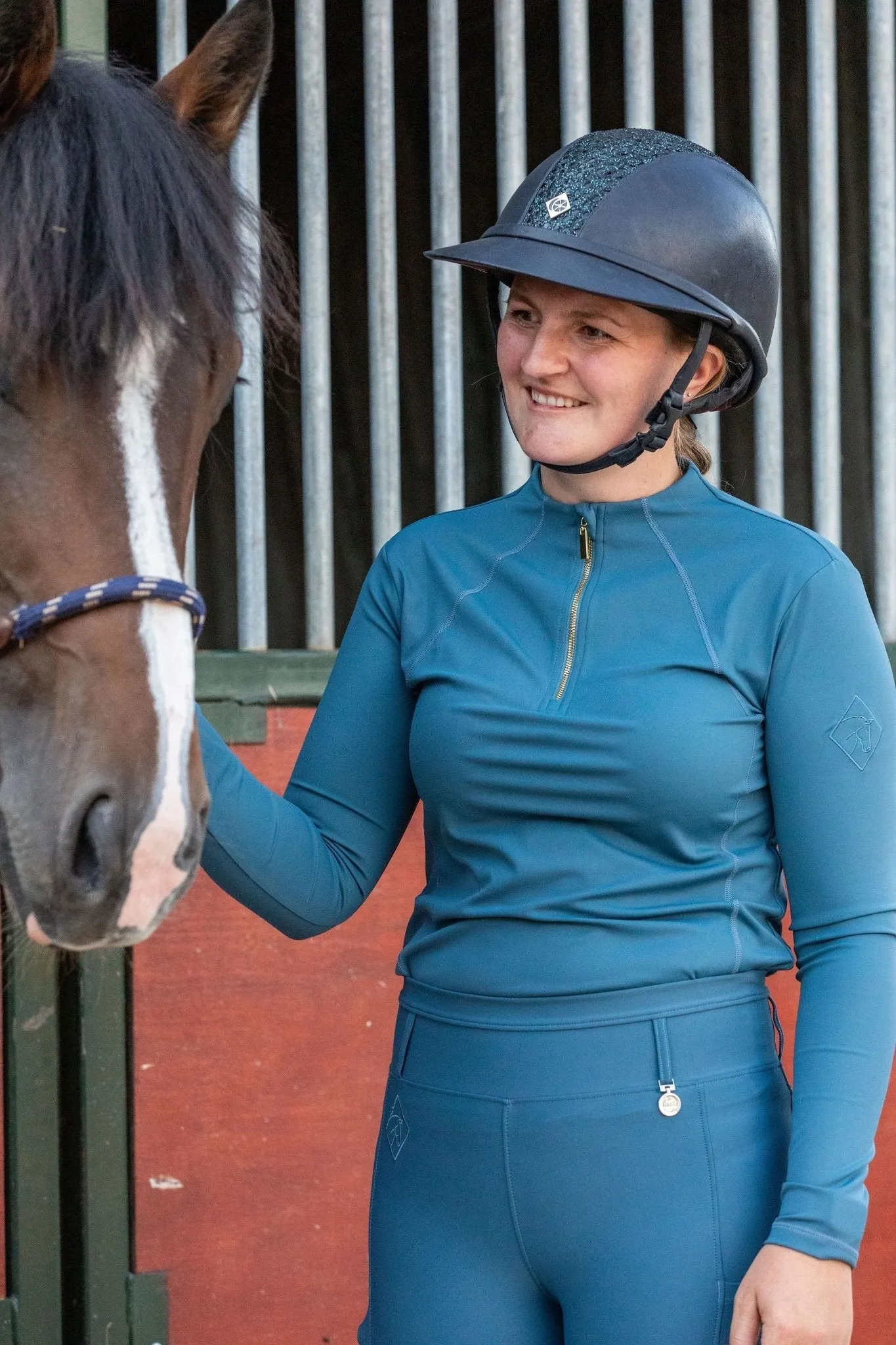 Riding tights Ocean Blue