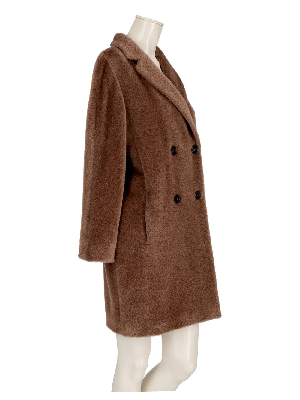 Roseto midi alpaca and wool coat