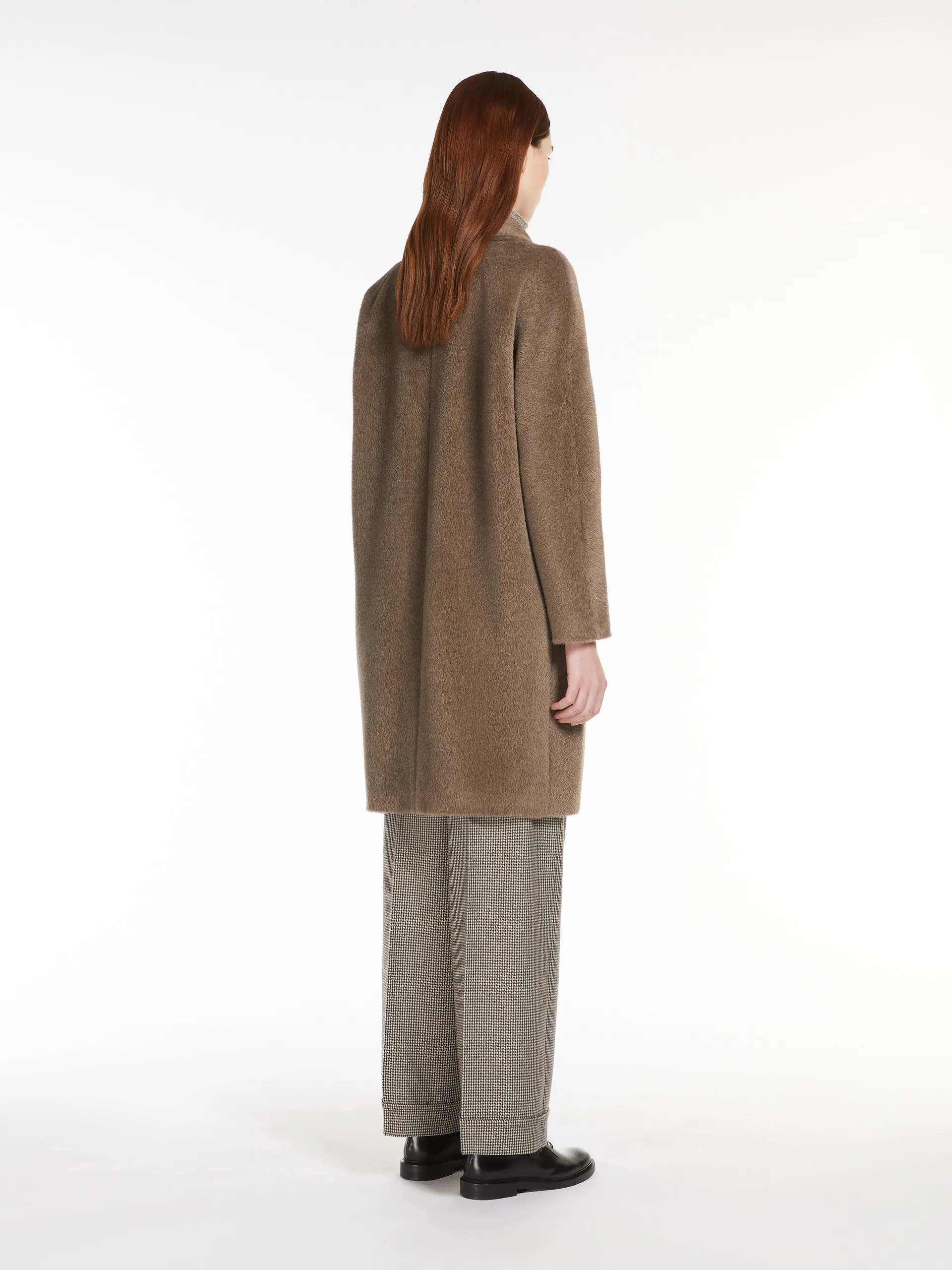 Roseto midi alpaca and wool coat