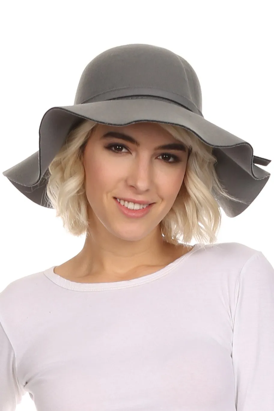 Sakkas Cruz Womens Wide Brimmed Floppy Hat With Knotted Band