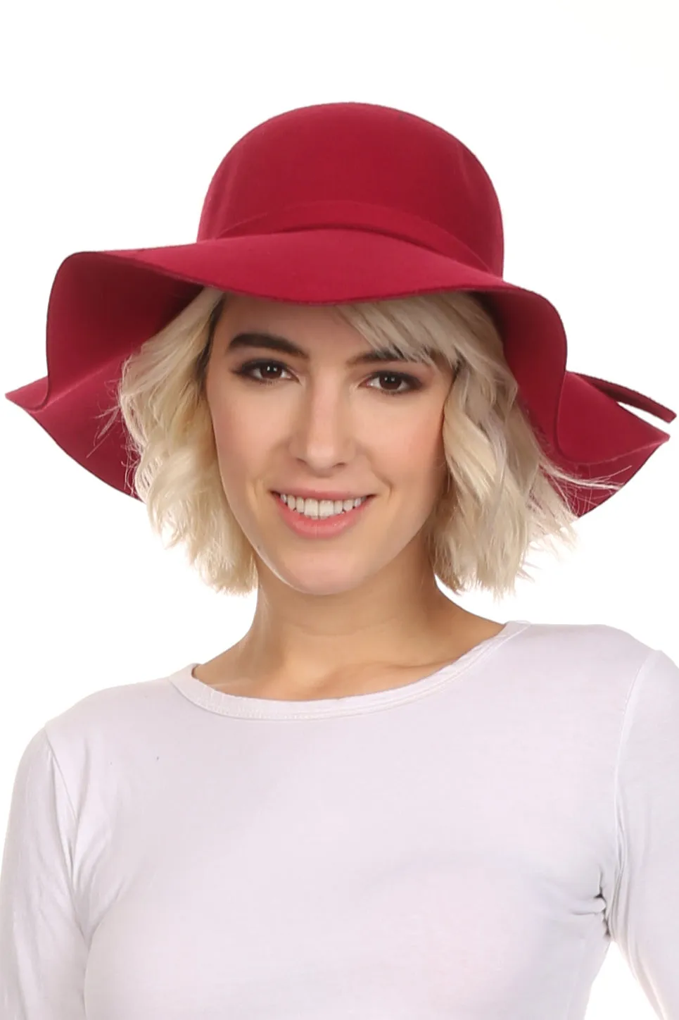 Sakkas Cruz Womens Wide Brimmed Floppy Hat With Knotted Band