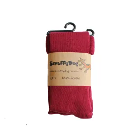 Scruffy Dog Tights - La Rouge