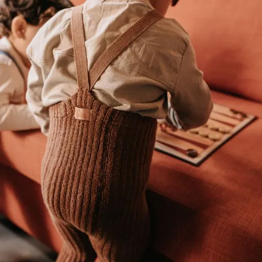 SILLY SILAS FOOTED GRANNY TEDDY TIGHTS | GRANOLA