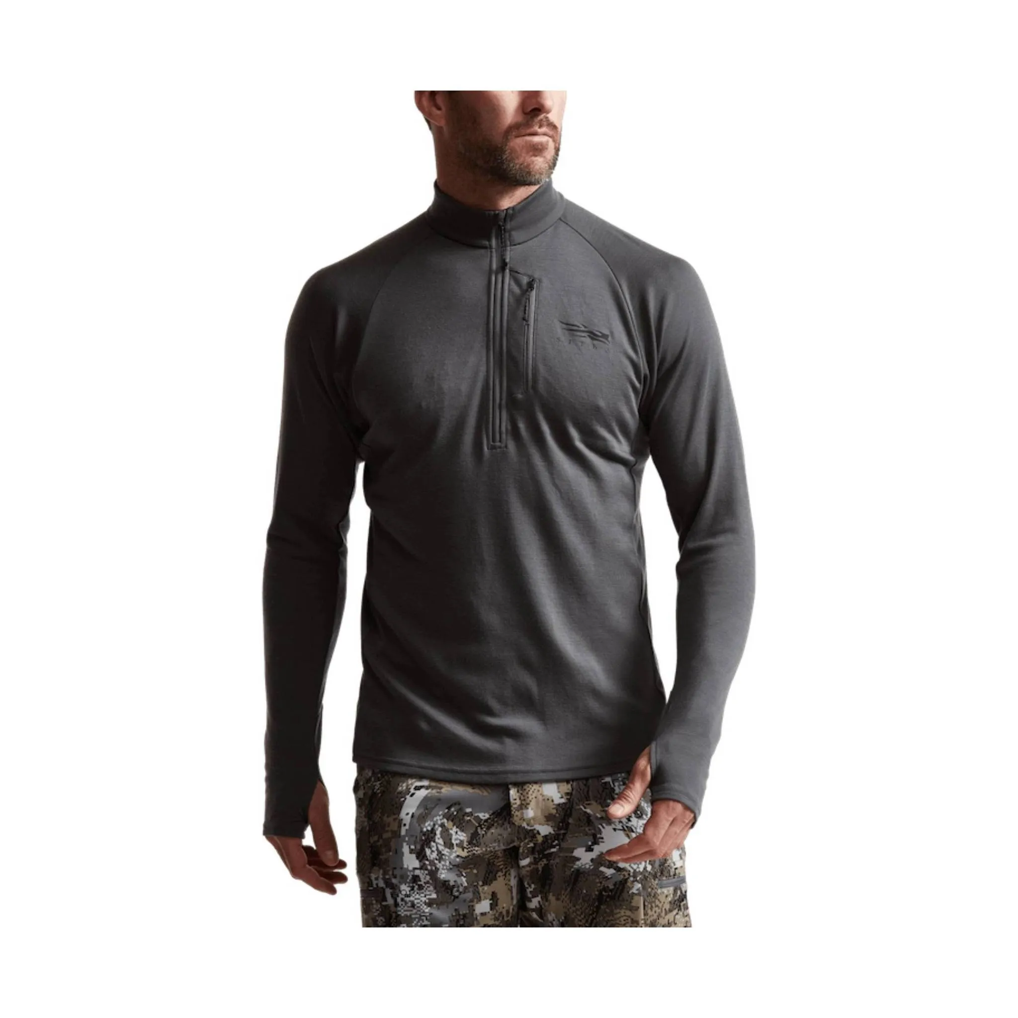 Sitka Men's Core Merino 220 Half Zip Top - Lead