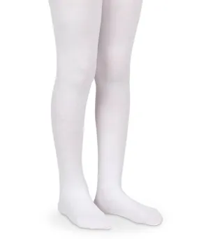 Smooth Microfiber Nylon Tights 1 Pair- White