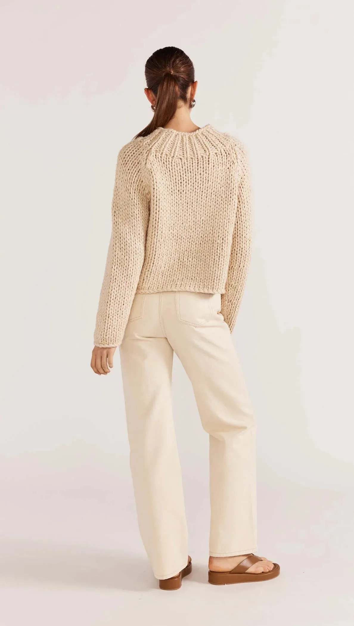 Staple the Label - Loft Chunky Knit Cream