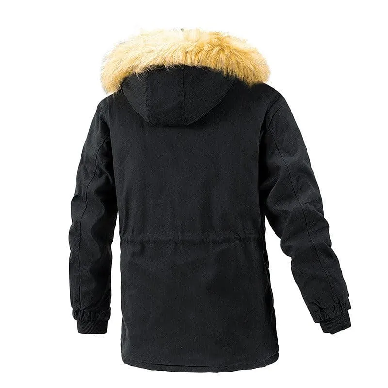 Stylish Hooded Parkas for Winter with Fur-trimmed Hoods