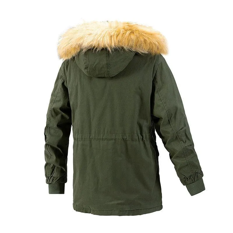 Stylish Hooded Parkas for Winter with Fur-trimmed Hoods