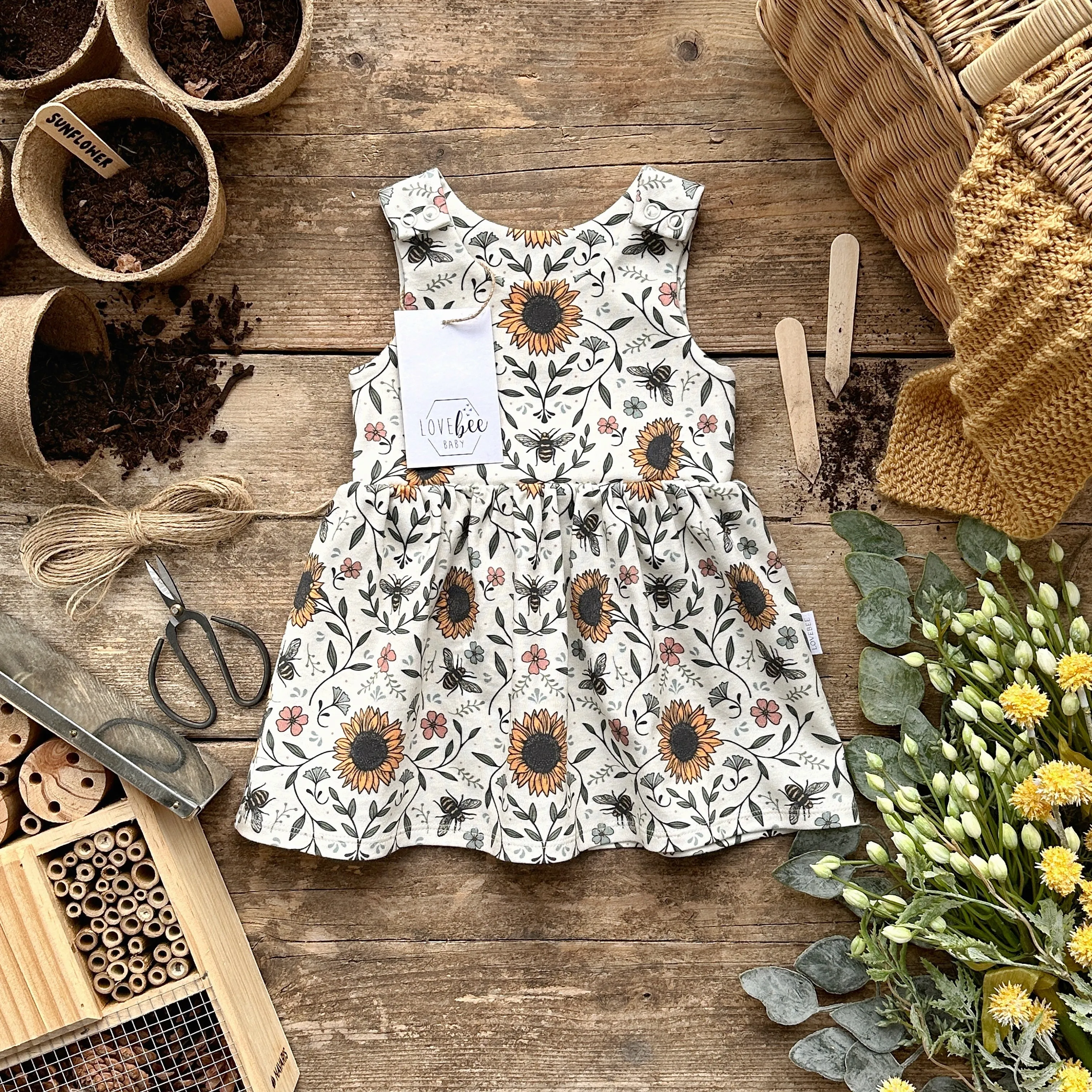 Sunflower Bee Dress