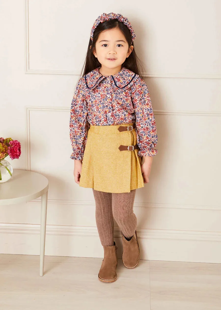 The Beatrice Floral Blouse and Skirt Baby Girl Look