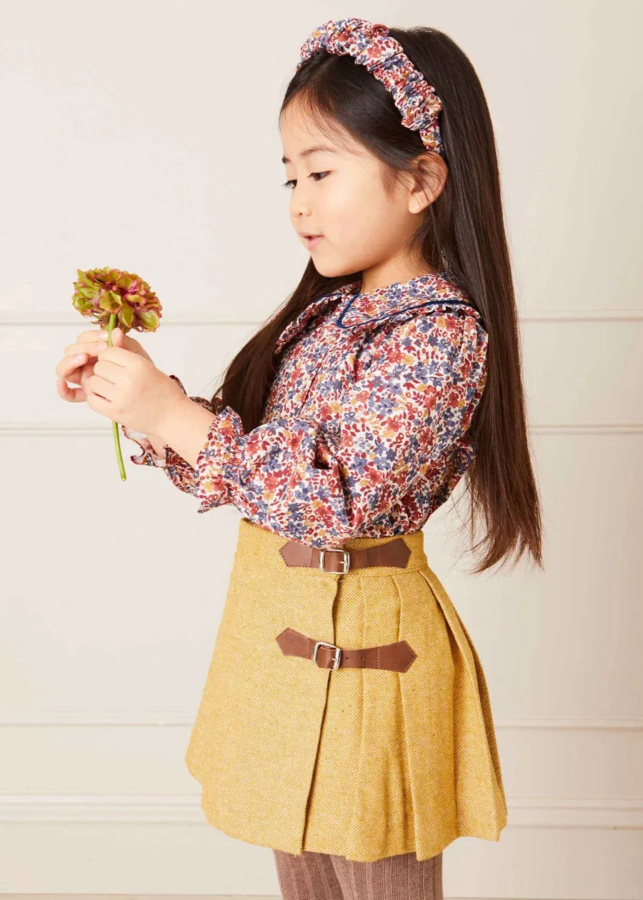 The Beatrice Floral Blouse and Skirt Baby Girl Look