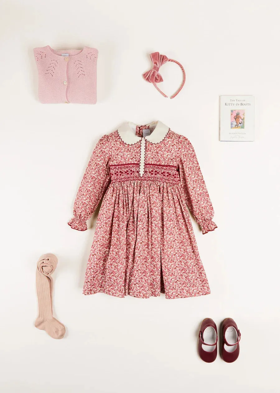 The Pink Evelyn Dress Baby Girl Look