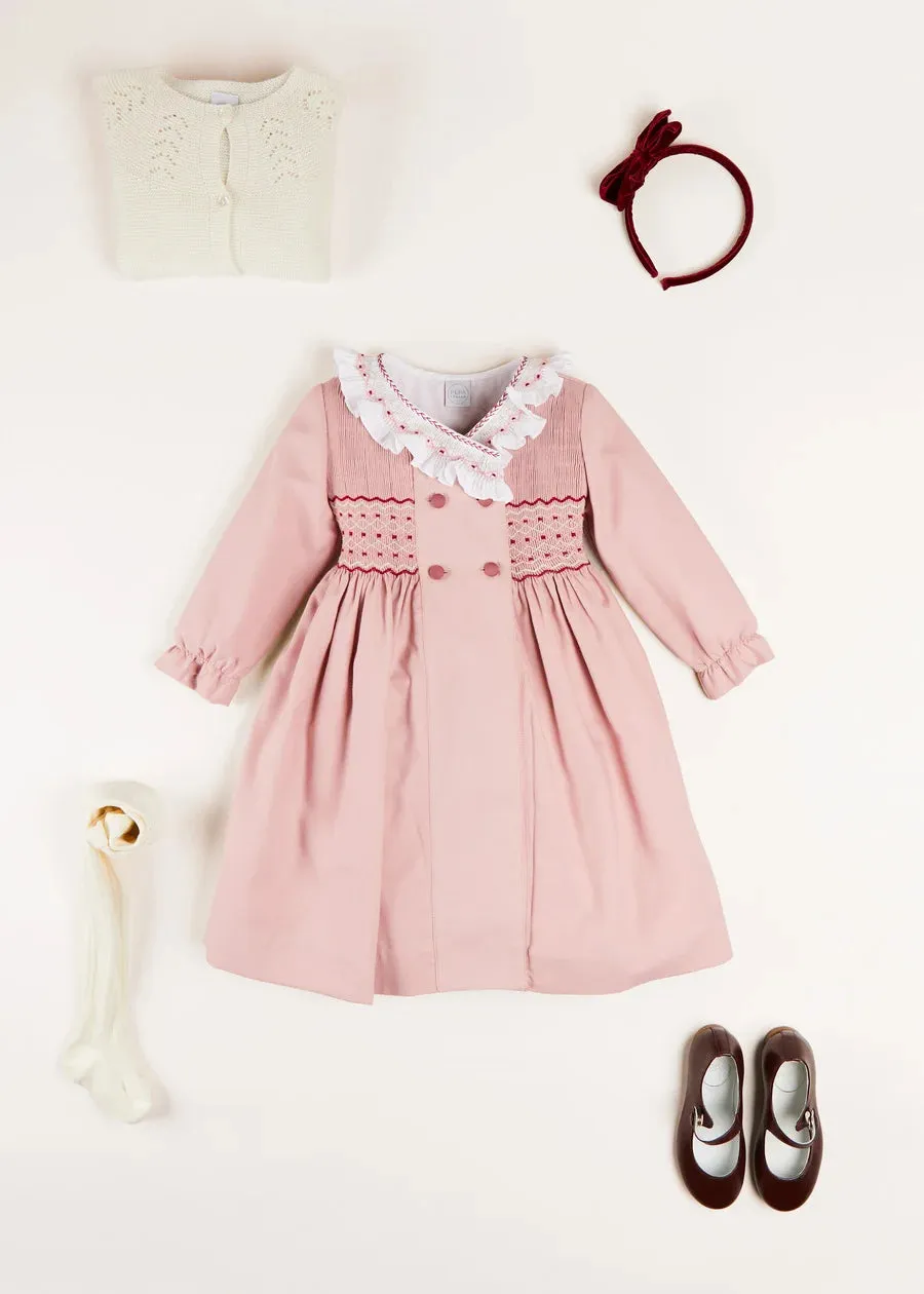 The Pink Hand Smocked Dress Girl Look