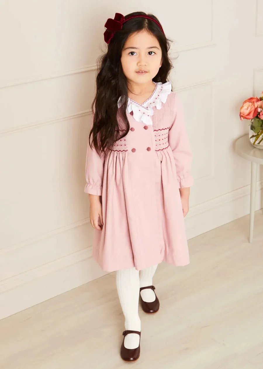 The Pink Hand Smocked Dress Girl Look