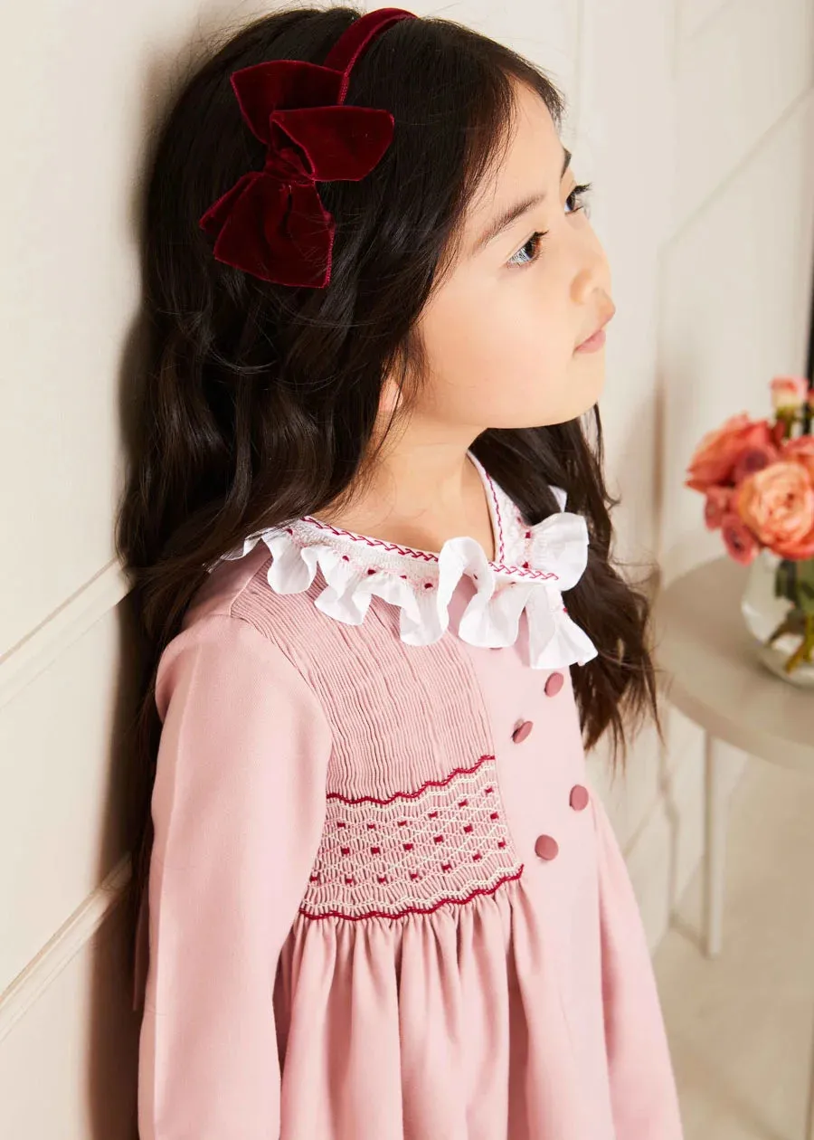 The Pink Hand Smocked Dress Girl Look