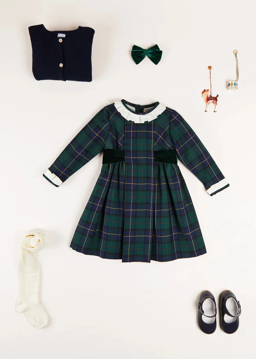 The Windsor Tartan Dress Baby Girl Look