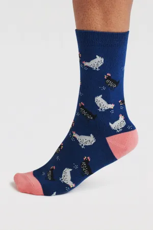 Thought Celia Chicken Bamboo Socks