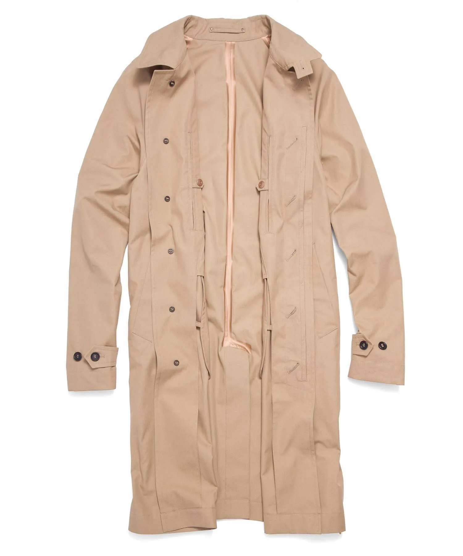 Todd Snyder   Private White V.C Khaki Trench Coat