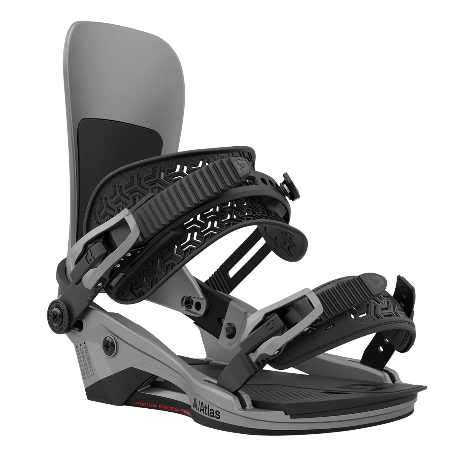 Union Men's Atlas Snowboard Bindings 2024 Metallic Silver