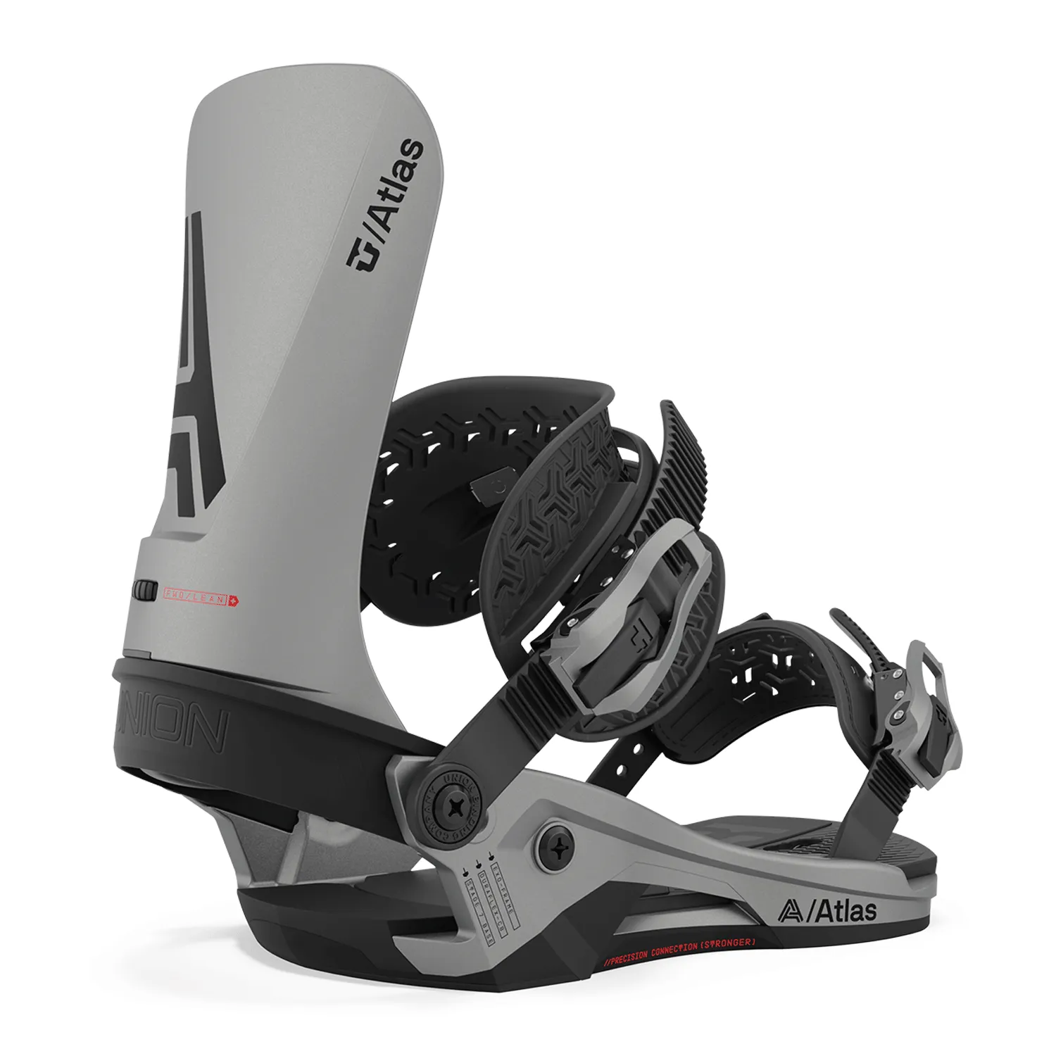 Union Men's Atlas Snowboard Bindings 2024 Metallic Silver