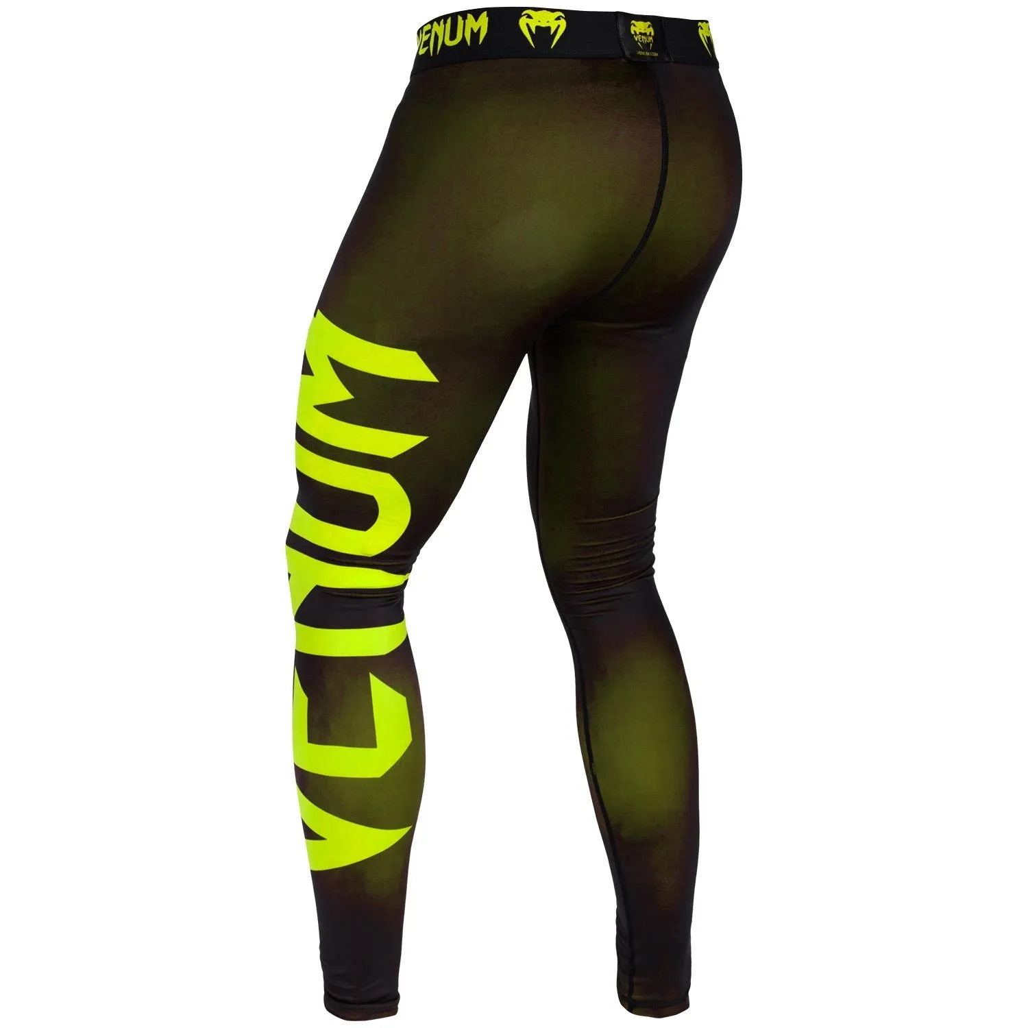 Venum Giant Compression Tights - Black/Neo Yellow