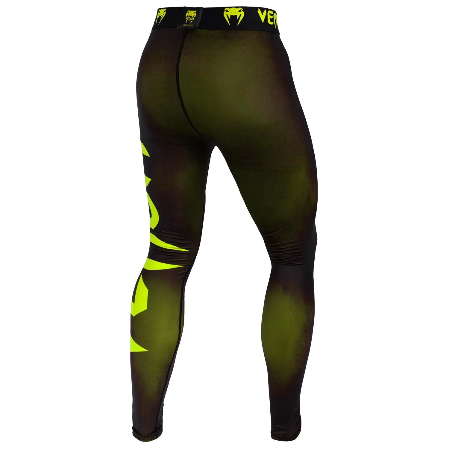 Venum Giant Compression Tights - Black/Neo Yellow