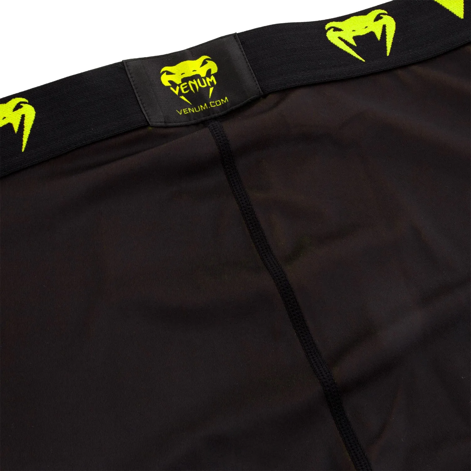 Venum Giant Compression Tights - Black/Neo Yellow