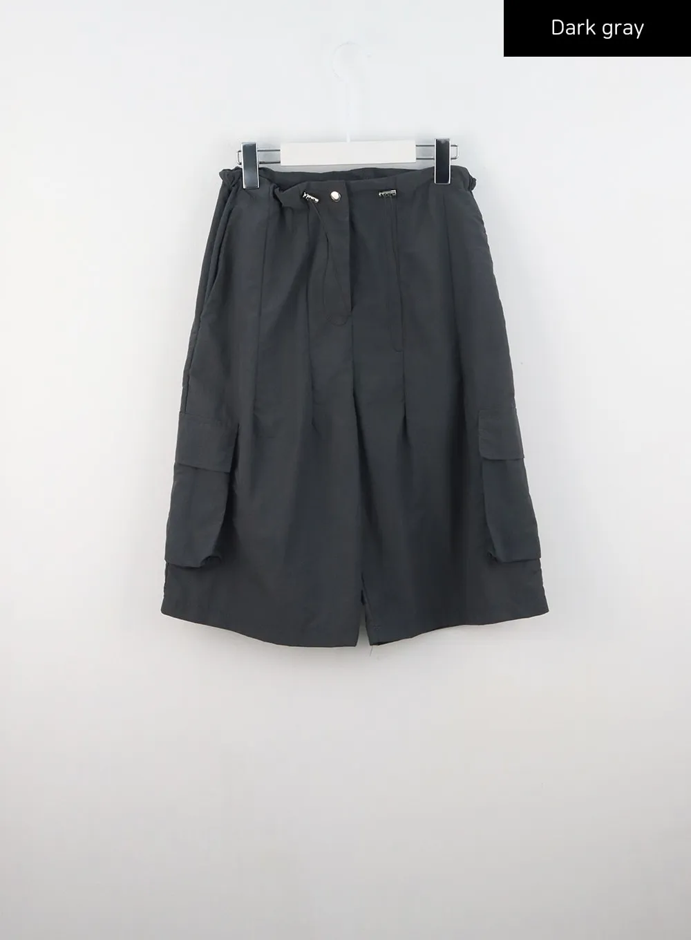 Wide Cargo Nylon Pants CL318