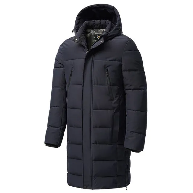 Winter New Plus Long Warm Thick Hood Parkas Jacket