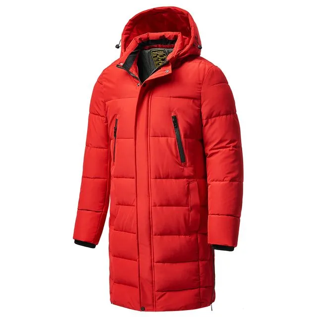 Winter New Plus Long Warm Thick Hood Parkas Jacket