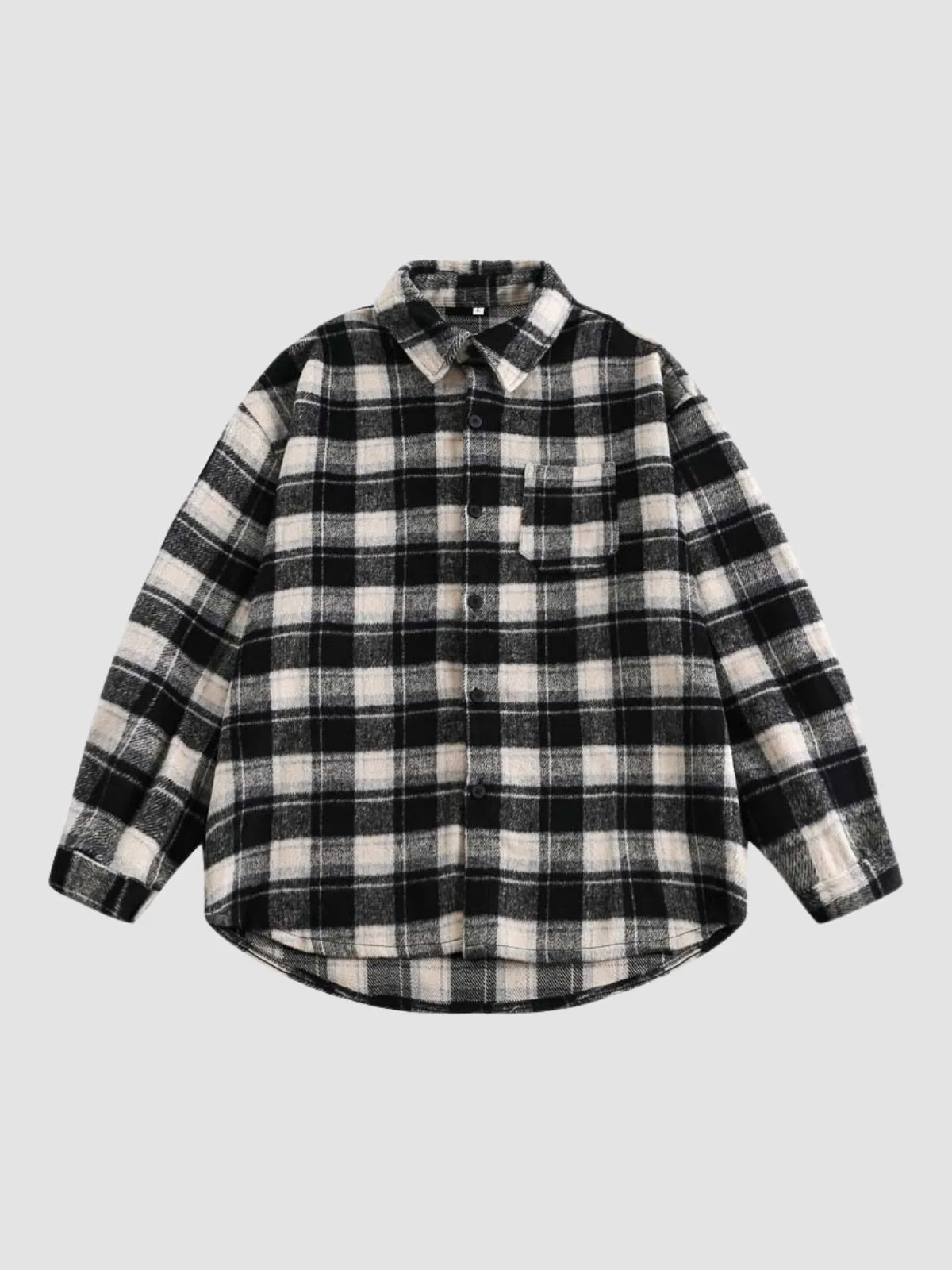 WLS Retro Plaid Shirt Top