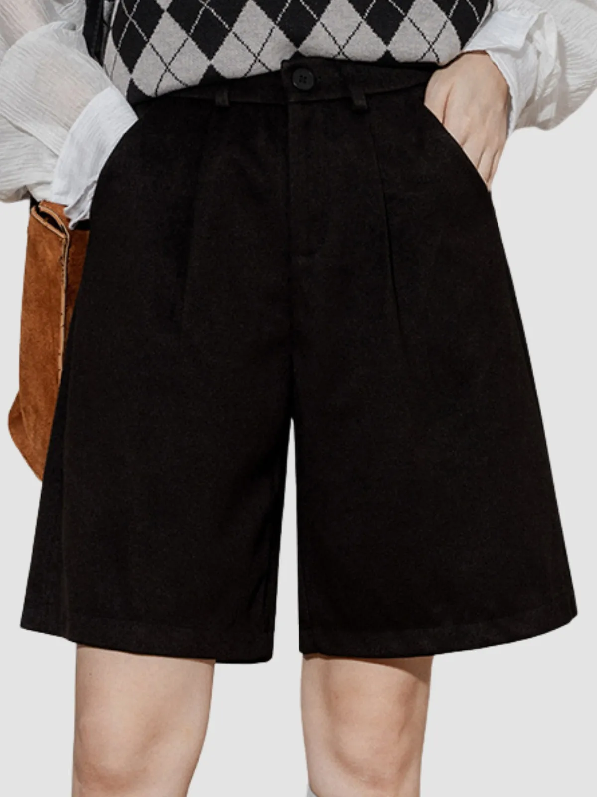 WLS Woolen Casual Short Pants