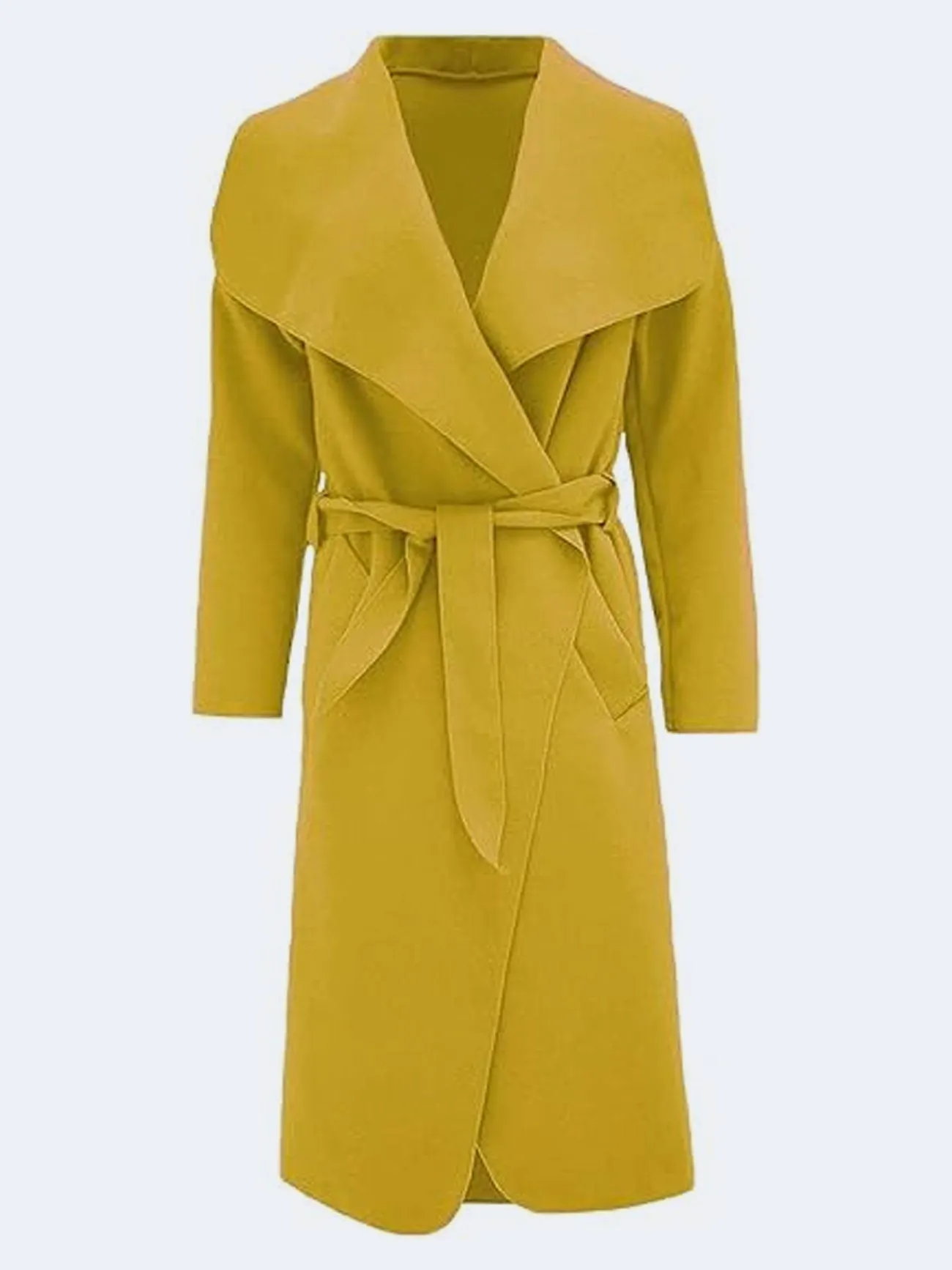 Women’s Long Waterfall Italian Duster Trench Coats