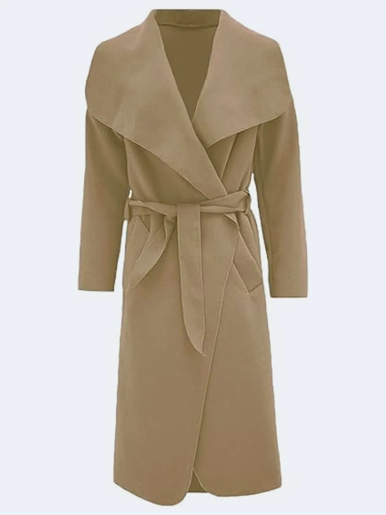 Women’s Long Waterfall Italian Duster Trench Coats