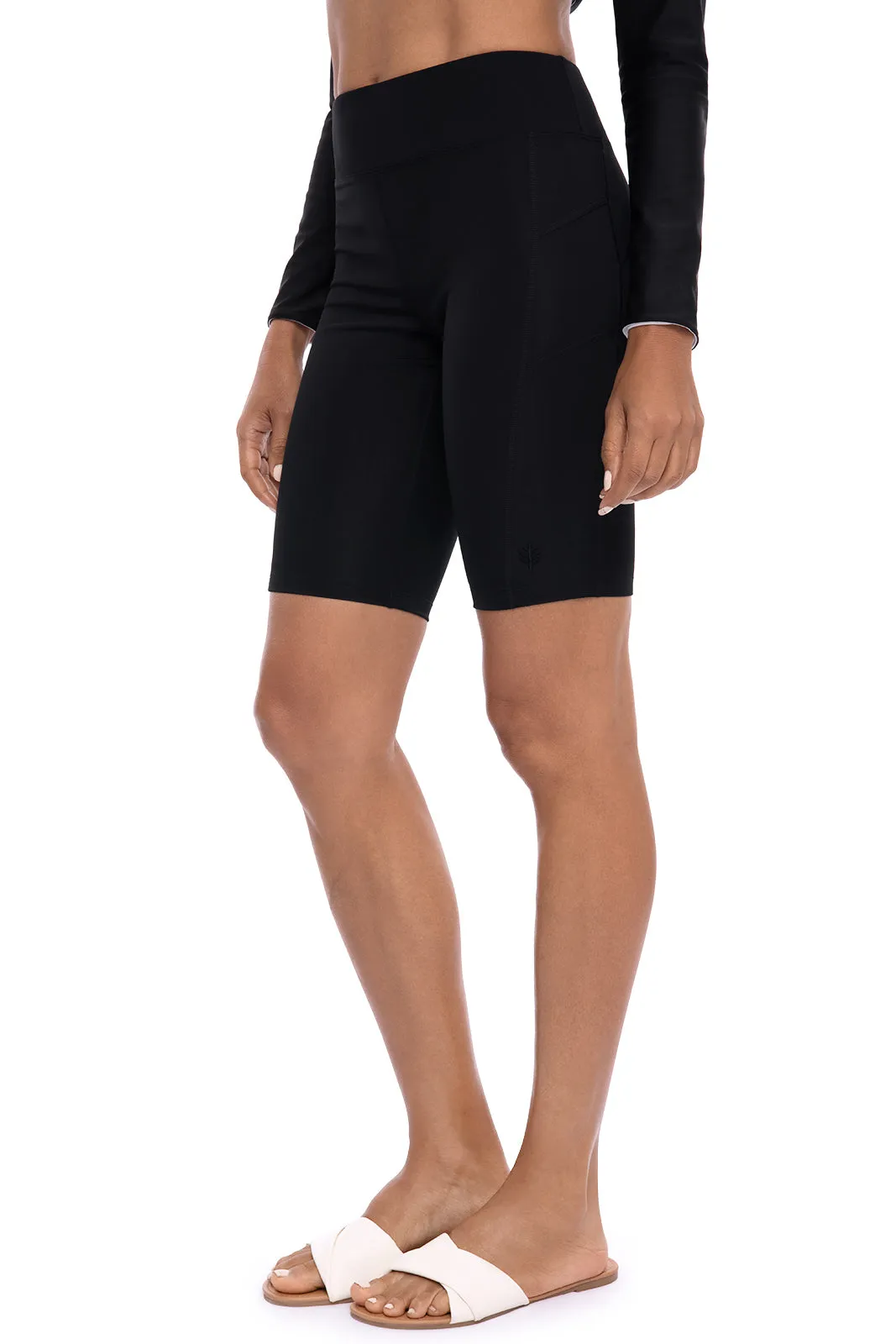 Women's Santa Cruz Swimming Shorts  |  Black