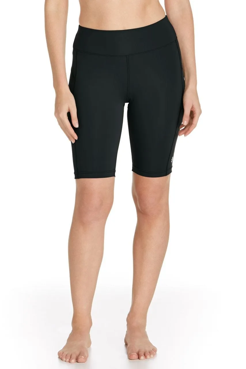 Women's Santa Cruz Swimming Shorts  |  Black