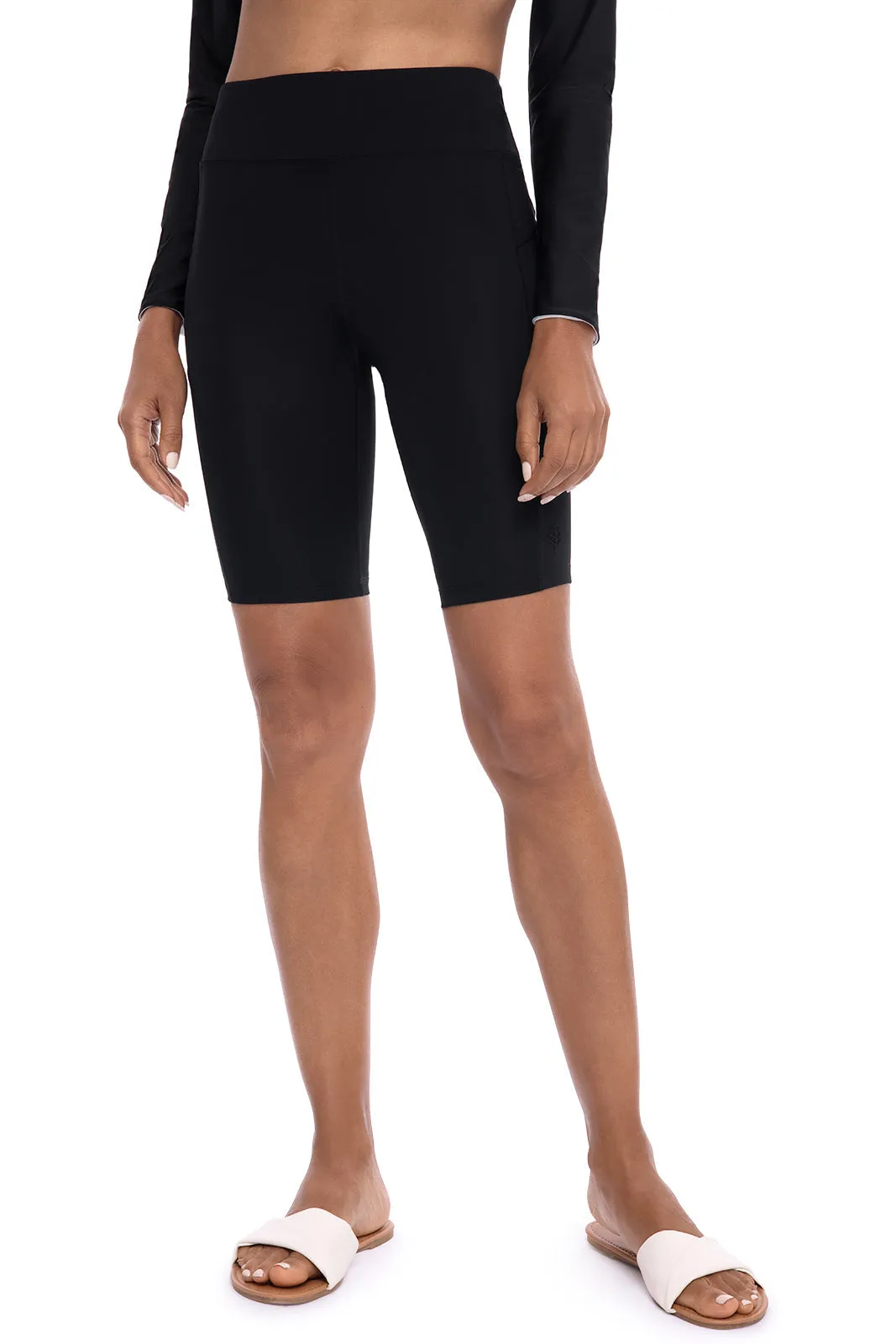 Women's Santa Cruz Swimming Shorts  |  Black