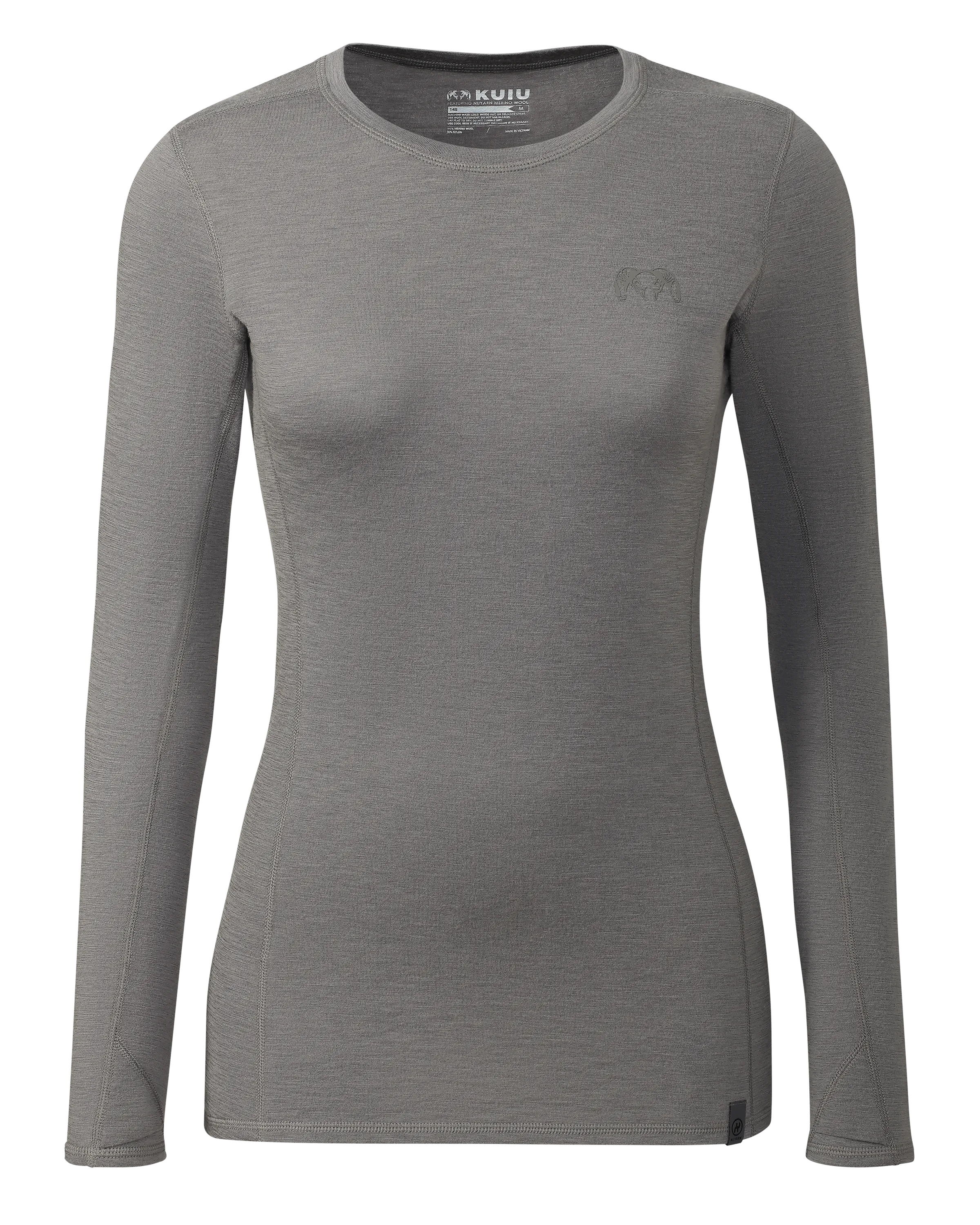 Women's ULTRA Merino 145 LS Crew | Warm Grey