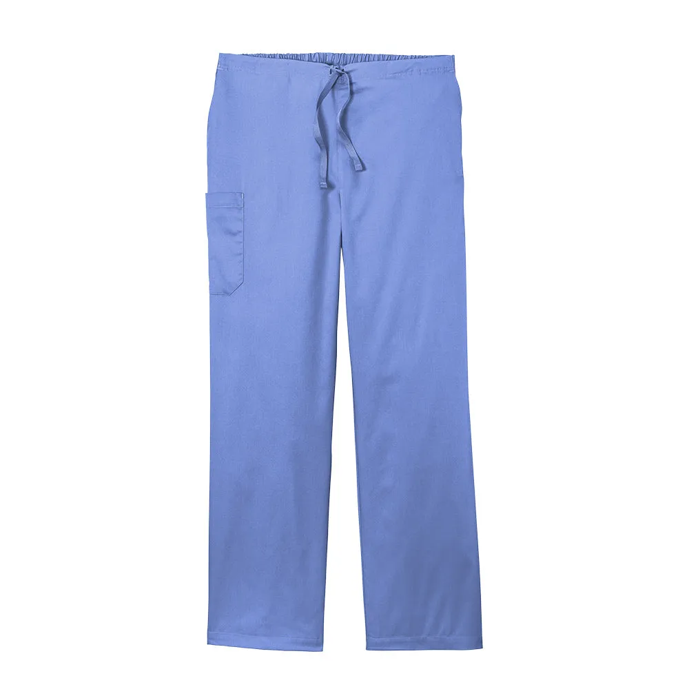 WonderWink® Men’s WorkFlex™ Mock Wrap Cargo Pants - Ceil Blue