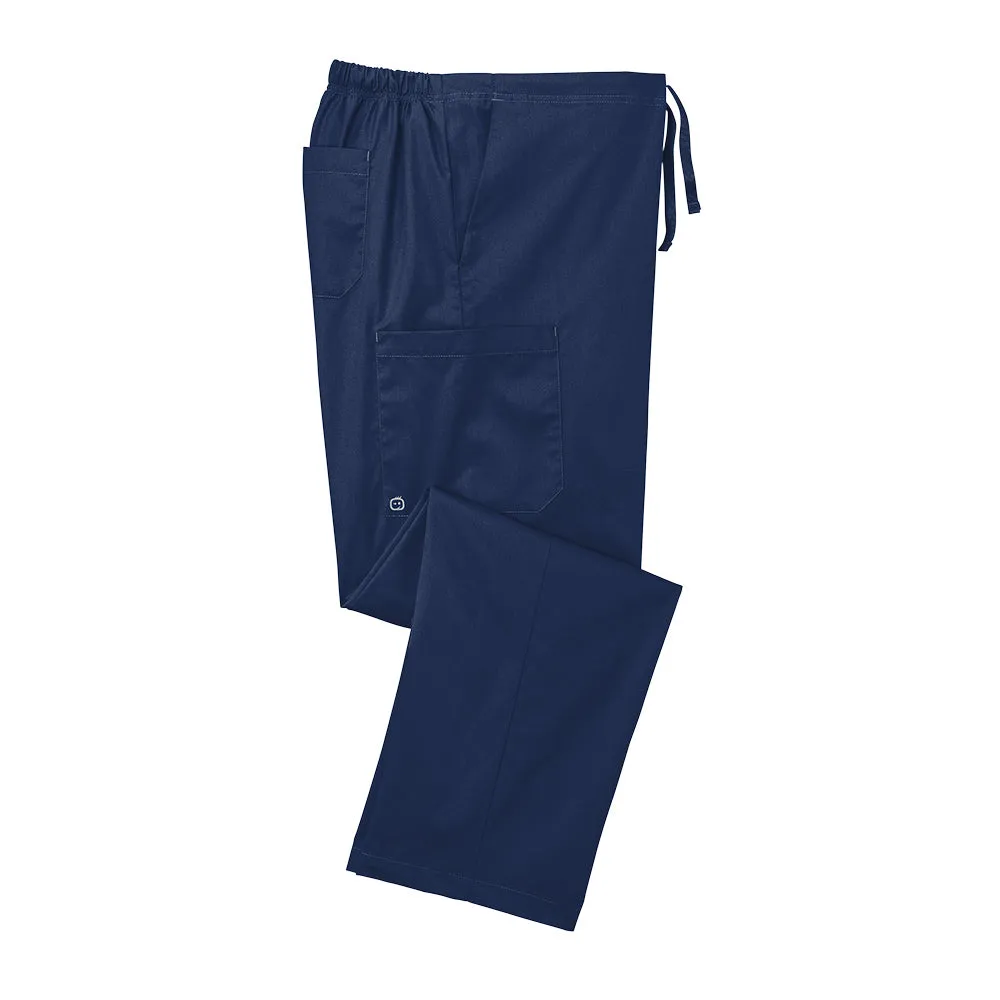 WonderWink® Men’s WorkFlex™ Mock Wrap Cargo Pants - Navy